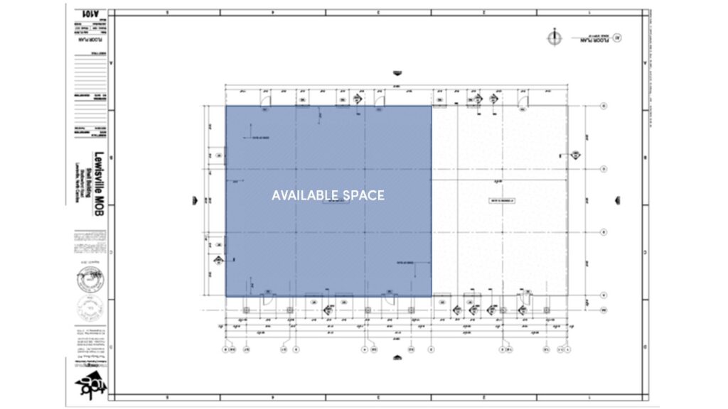 Lewisville Medical Park - 6721 Shallowford Road, Available Space Highlighted - Image